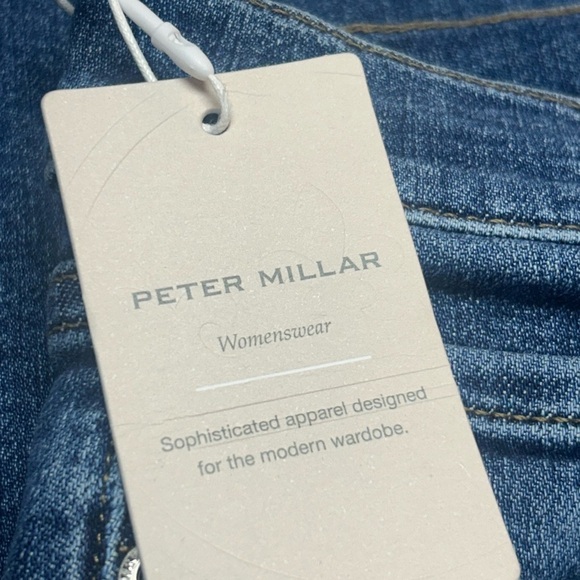 Peter Millar Women’s Williamson Straight-Leg Crop Denim Jeans Size 31 NWT - Picture 6 of 11